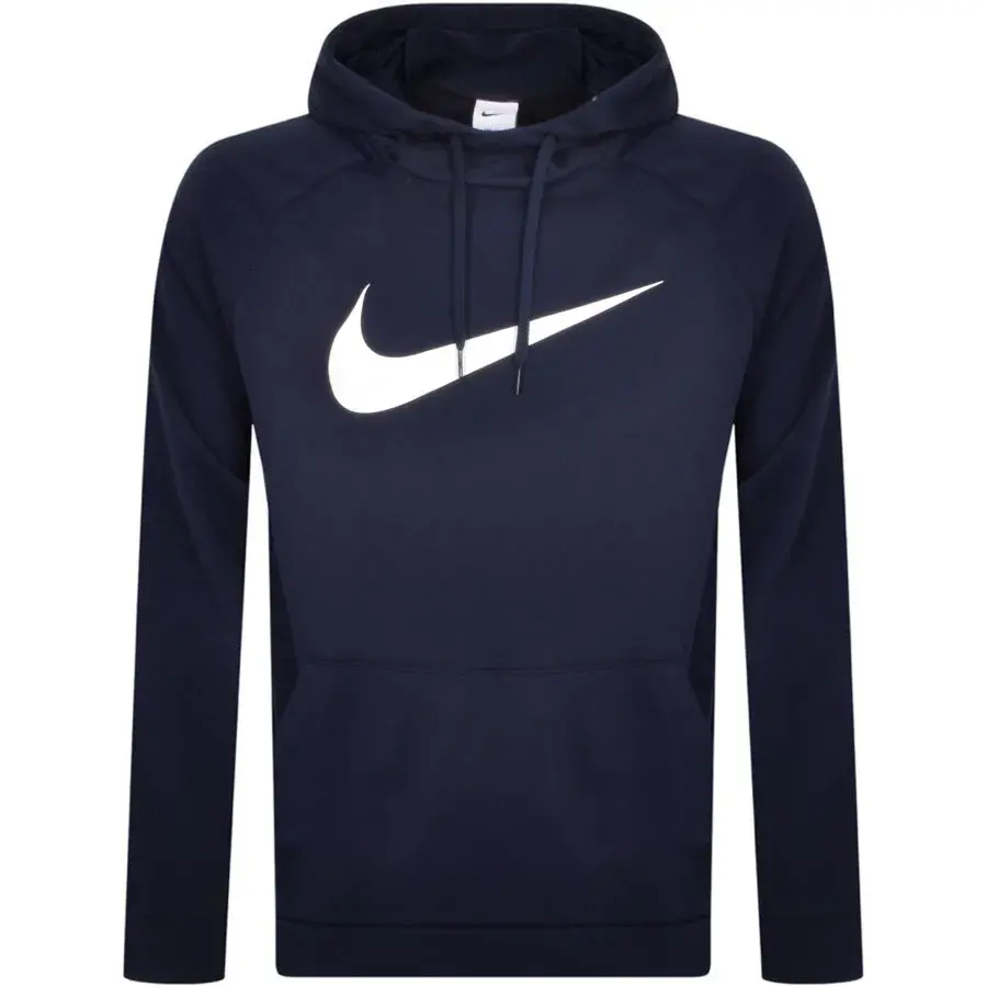 Nike 耐克海军蓝徽标连帽衫 