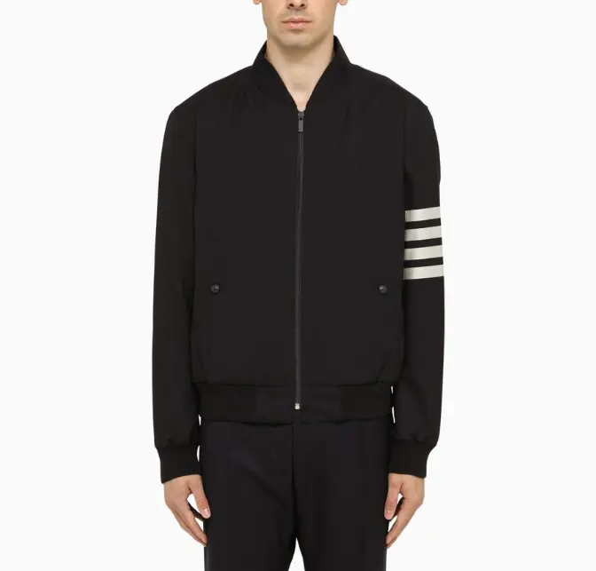 Thom Browne 四道杠连帽卫衣开衫