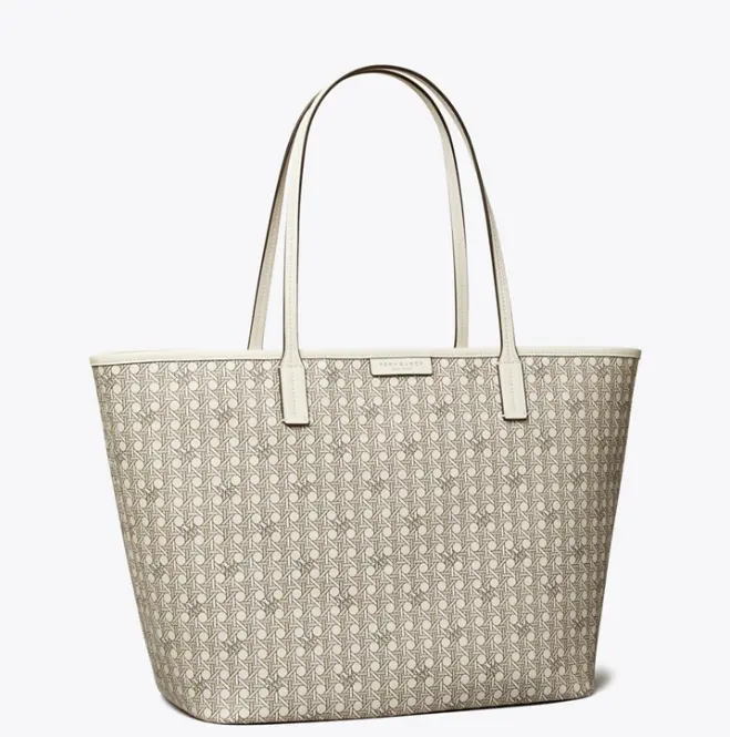 Tory Burch 白色 EVER-READY 开口托特包