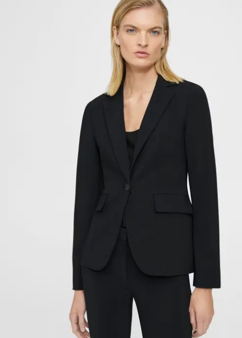 Theory Riding 女士黑色西装外套