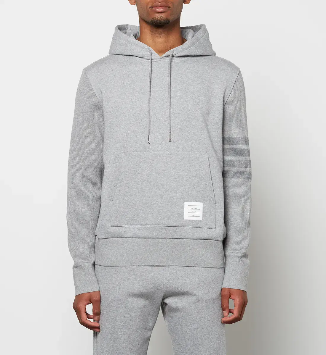 Thom Browne 四道杠灰色卫衣