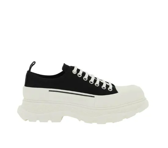 Alexander McQueen 厚底帆布鞋