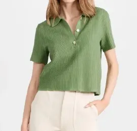 Theory 短款 polo 衫