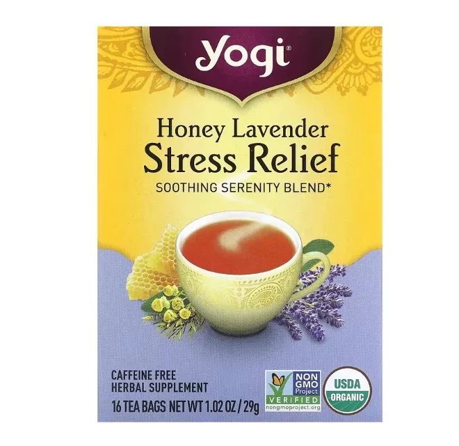 Yogi Tea 减压茶蜂蜜薰衣花草 16 茶包