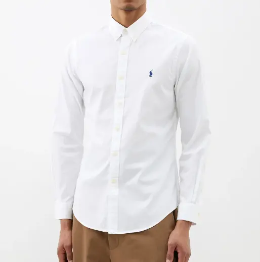 POLO RALPH LAUREN 白色小马衬衫