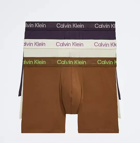 Calvin Klein Stencil Logo Boxer Brief 男士内裤3件装