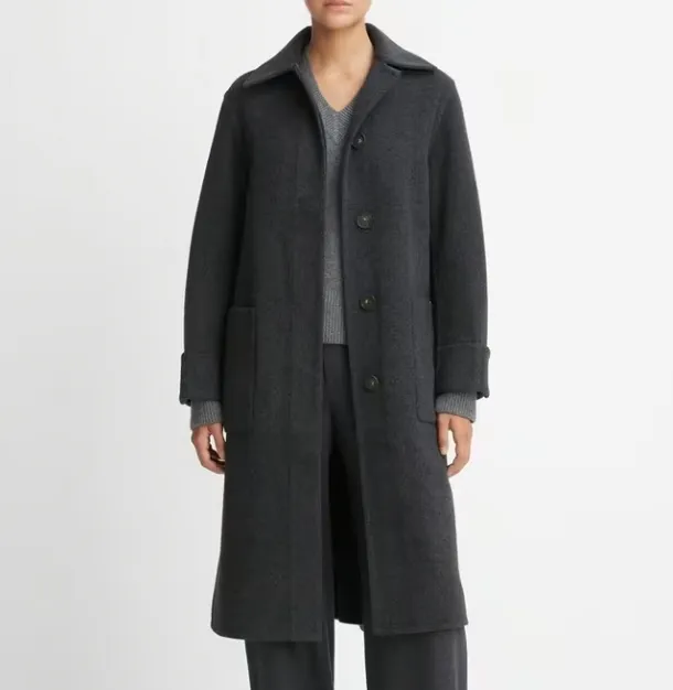 VINCE 含毛量78% 羊毛大衣