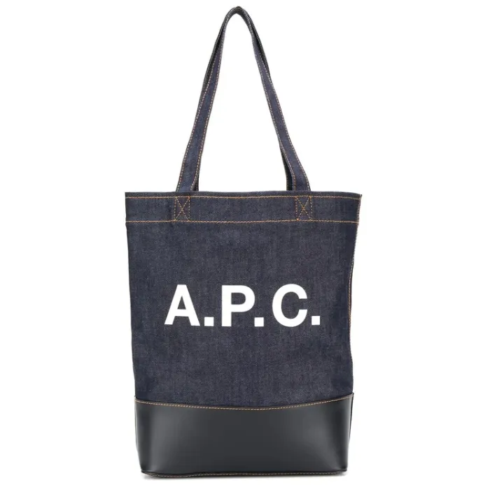 APC AXELLE LOGO 大号拼接托特包