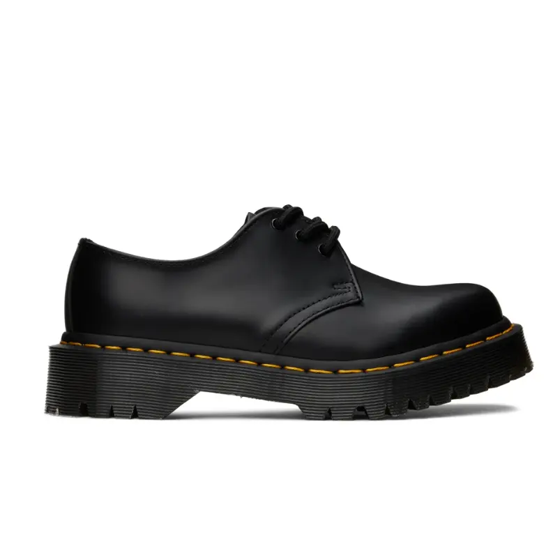 中站价格再降！DR. MARTENS 黑色 1461 德比鞋