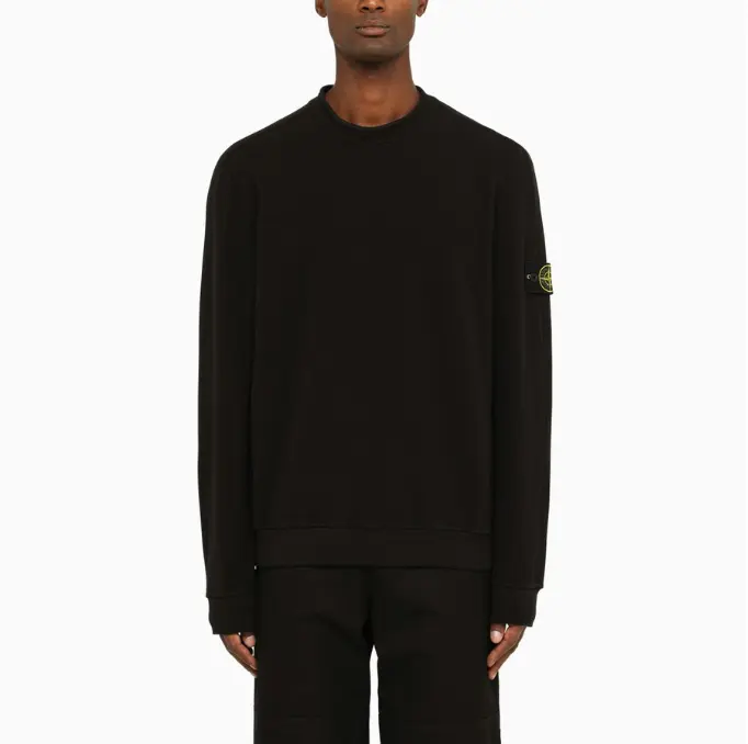 Stone Island 黑色袖标卫衣