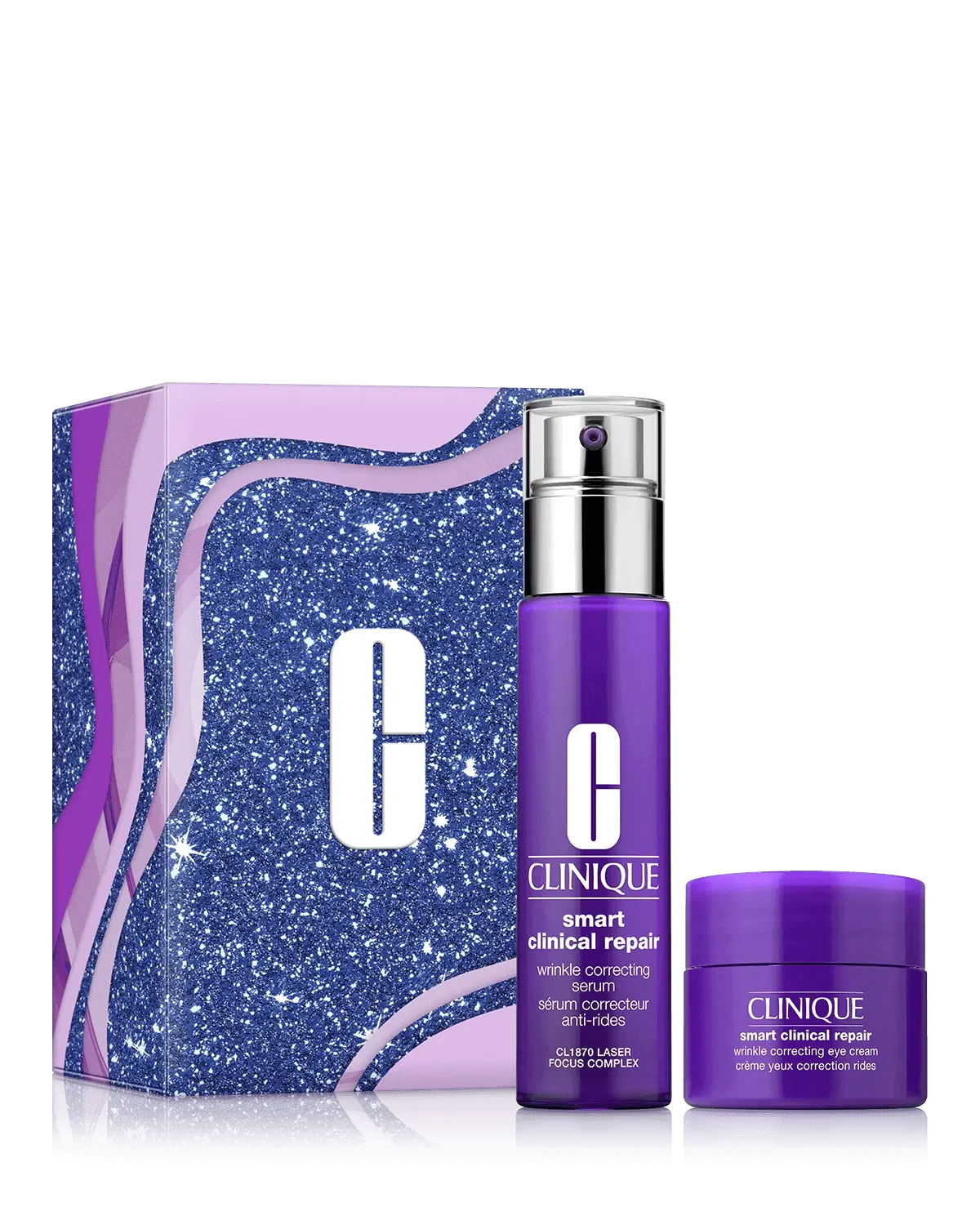 满赠好礼！Clinique 倩碧紫光精华30ml+眼霜15ml套装