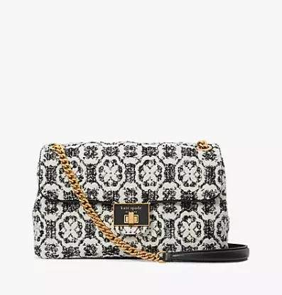 Kate spade Evelyn Spade 花呢小香风斜挎包