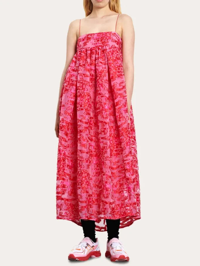 Cecilie Bahnsen Vilma Yarrow 刺绣连衣裙