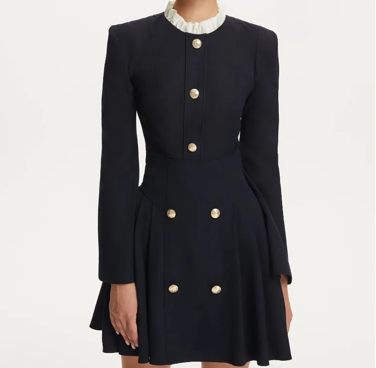 Nocturne  Military Buttoned  迷你正装裙