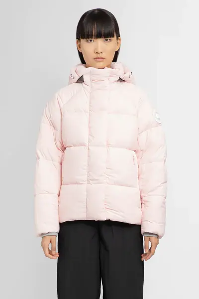 CANADA GOOSE 粉色 Junction 短款羽绒服