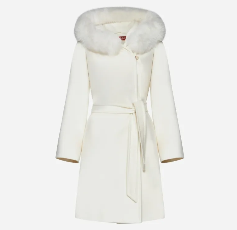 MAX MARA STUDIO Mango hooded  羊毛大衣