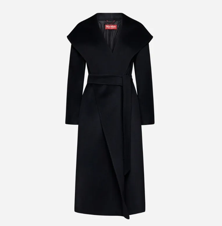 MAX MARA STUDIO Bdanton hooded 羊毛大衣