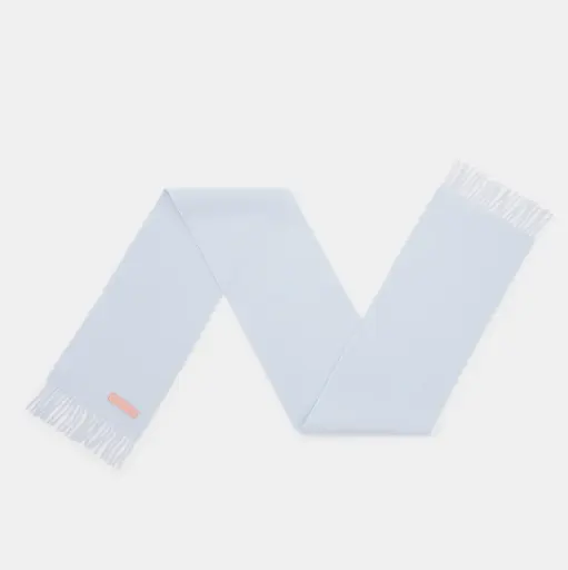 ACNE STUDIOS 蓝色流苏围巾