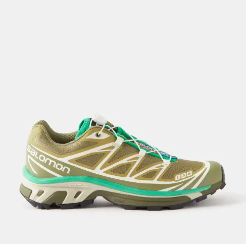 SALOMON XT-6 草绿色运动鞋