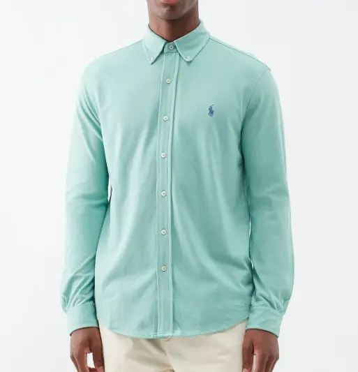 POLO RALPH LAUREN 绿色小马衬衫