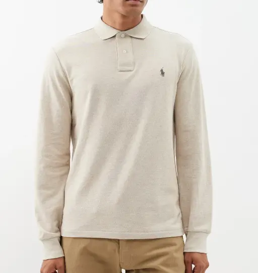 POLO RALPH LAUREN 米色小马polo衫