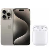 送二代耳机！Apple 苹果 iPhone 15 Pro 256GB 手机