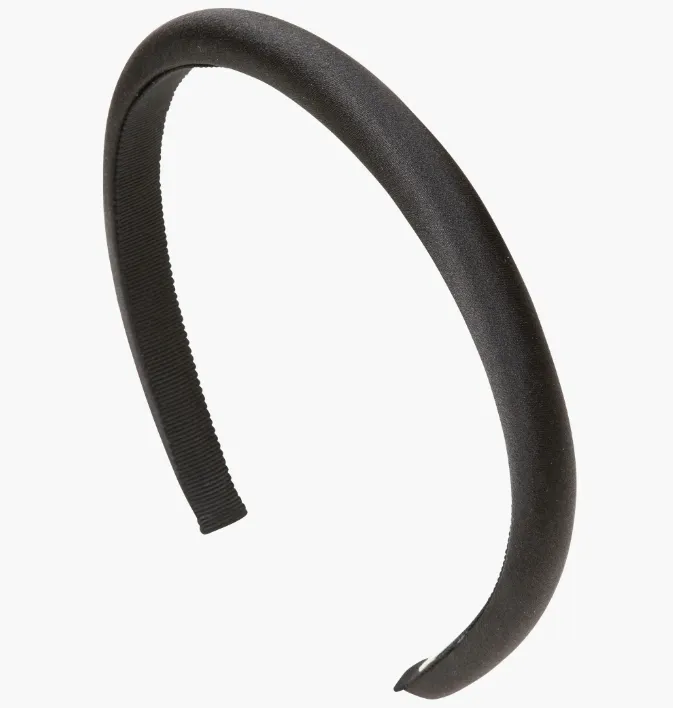 Jessica 同款！Jennifer Behr Tori Headband 窄边缎面发箍