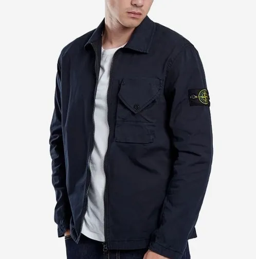 STONE ISLAND Gabardine 拉链外套
