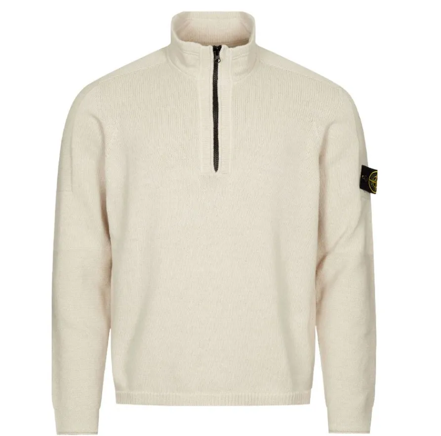 STONE ISLAND 半拉链毛衣