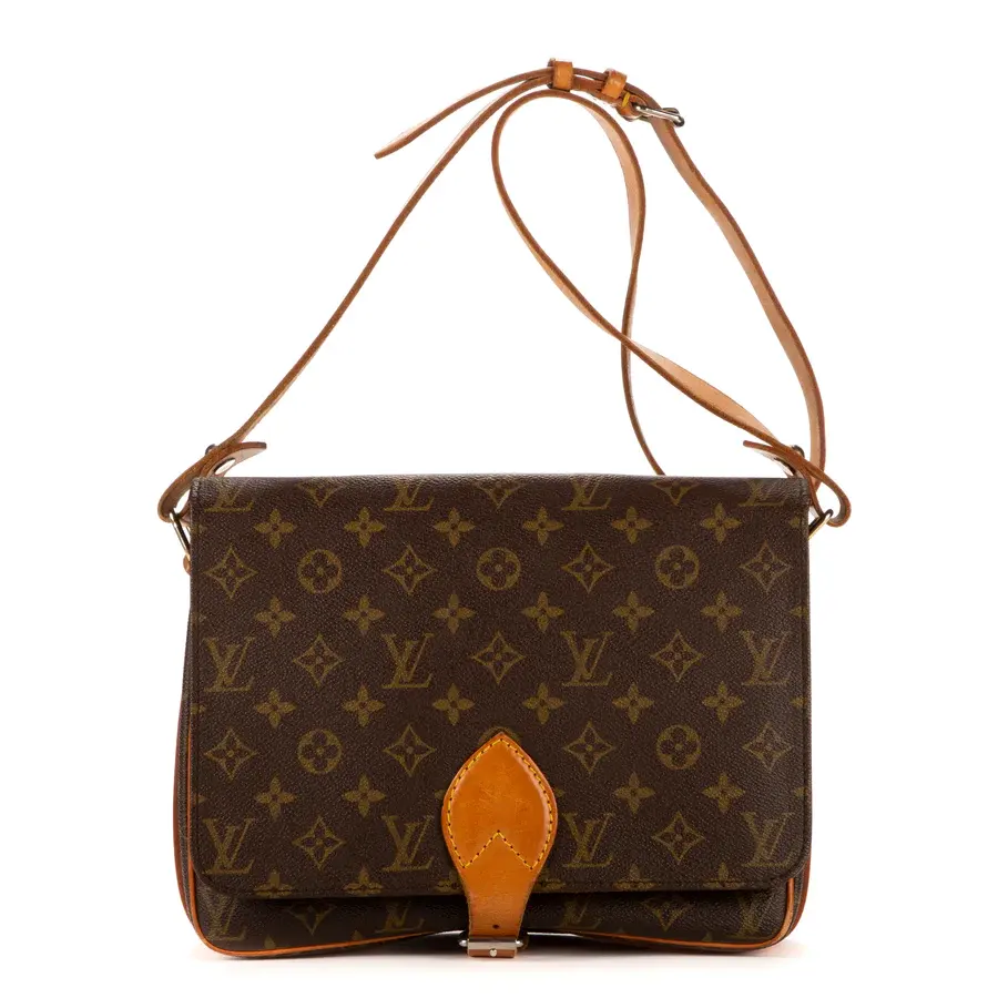 LV Cartouchiere 老花斜挎包