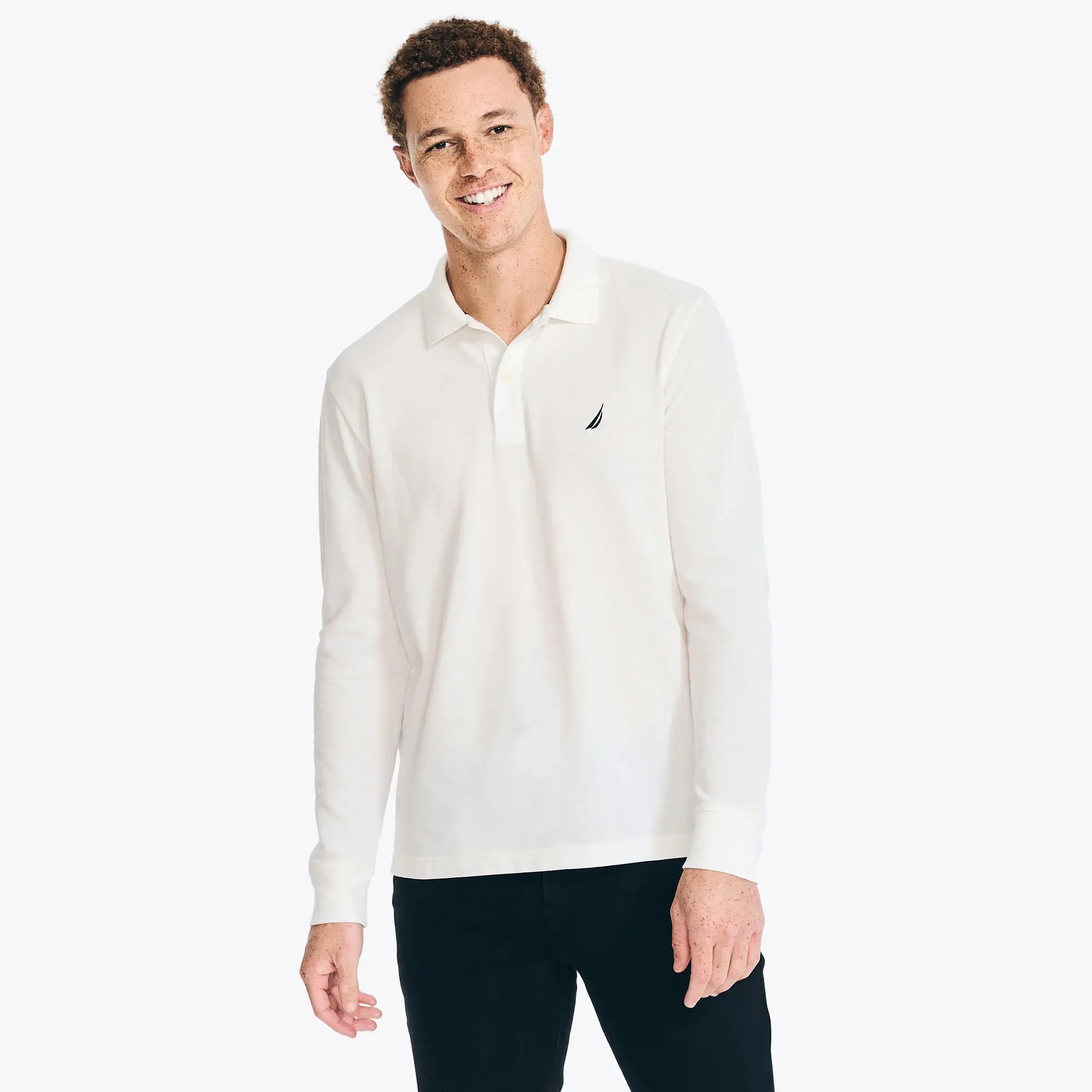 Nautica 白色logo衬衫