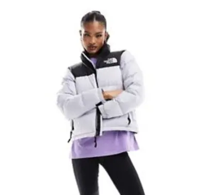 The North Face 1996 Retro Nuptse 浅灰羽绒服
