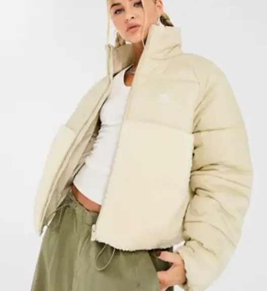 adidas Originals 'Neutral Court' 羊羔毛拼接外套