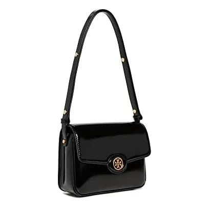 Tory Burch 汤丽柏琦 Robinson Spazzolato 黑色豆腐包