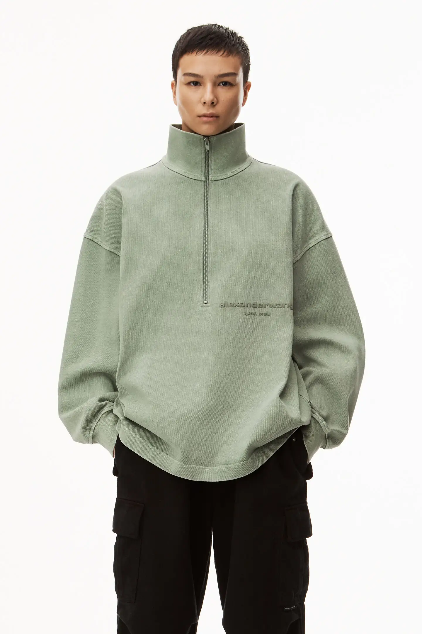Alexander Wang 半拉链卫衣
