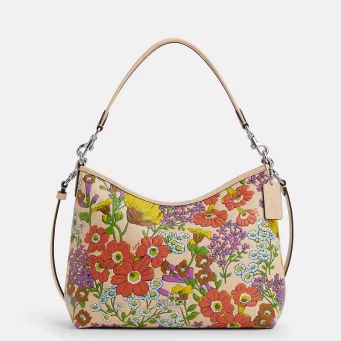 Coach 蔻驰 Laurel 花卉印花斜挎包