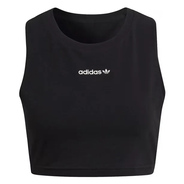 小码来！ADIDAS 阿迪达斯黑色无袖上衣