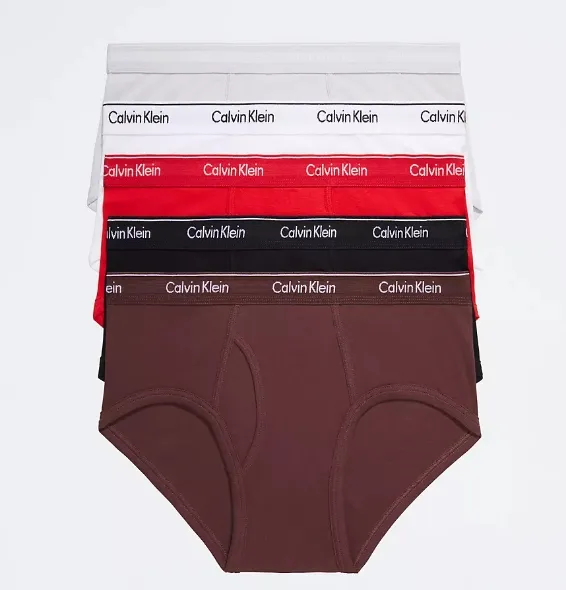 额外7折！Calvin Klein Cotton Classics 男士三角内裤5件装