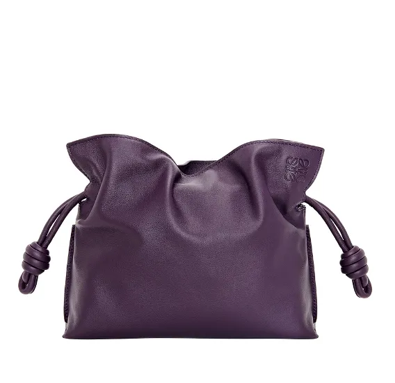 Loewe 深紫色 Mini Flamenco 福袋包