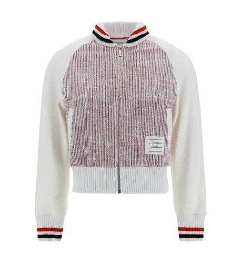 THOM BROWNE Bomber 针织夹克