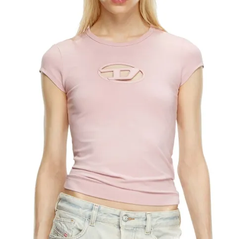 Diesel T-Angie 粉色T恤