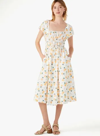Kate Spade 橘子印花连衣裙
