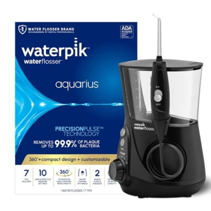 Waterpik Aquarius 水牙线，黑色