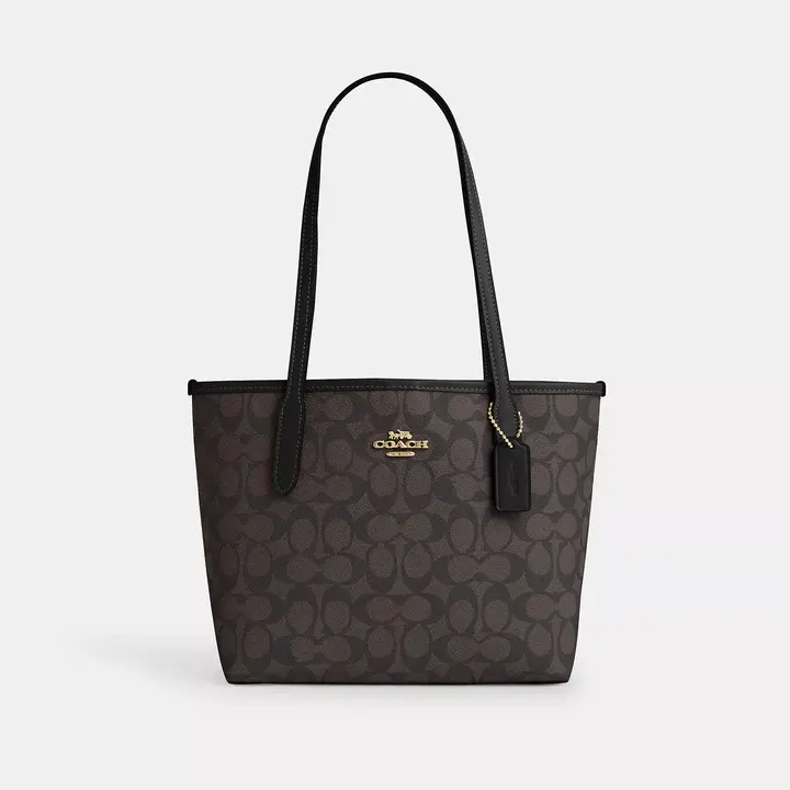 Coach 蔻驰 small city 老花托特包