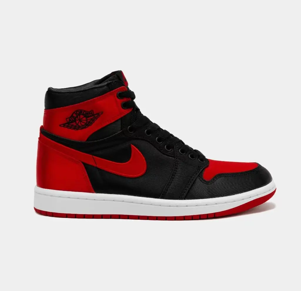 Jordan Air Jordan 1 Rretro Hi OG Satin Bred 红黑配色篮球鞋