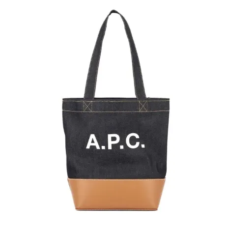 A.P.C. Logo牛仔单肩包