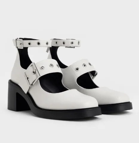 Charles & Keith 索环带玛丽珍鞋