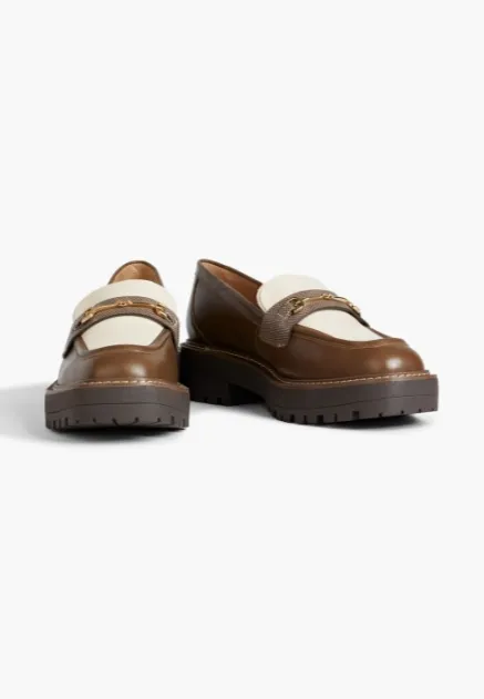 Sam Edelman  拼色厚底乐福鞋