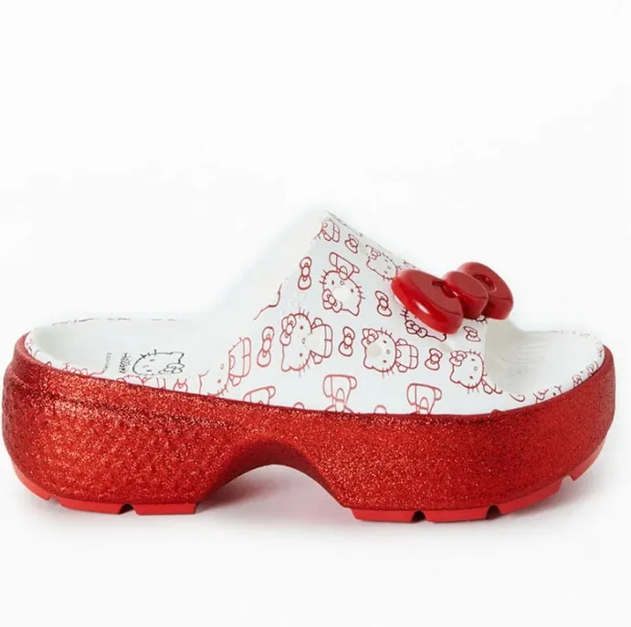 Crocs Hello Kitty 联名拖鞋