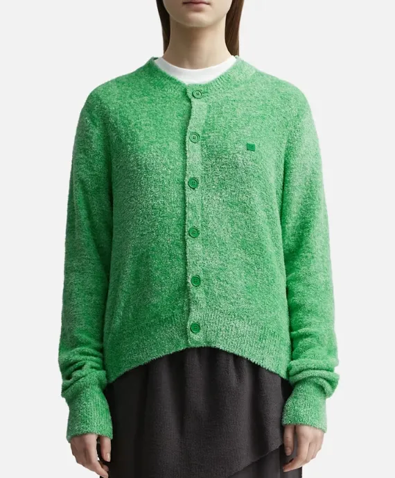 ACNE STUDIOS 绿色针织开衫